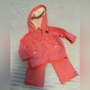 Carter's Coral Baby Outfit